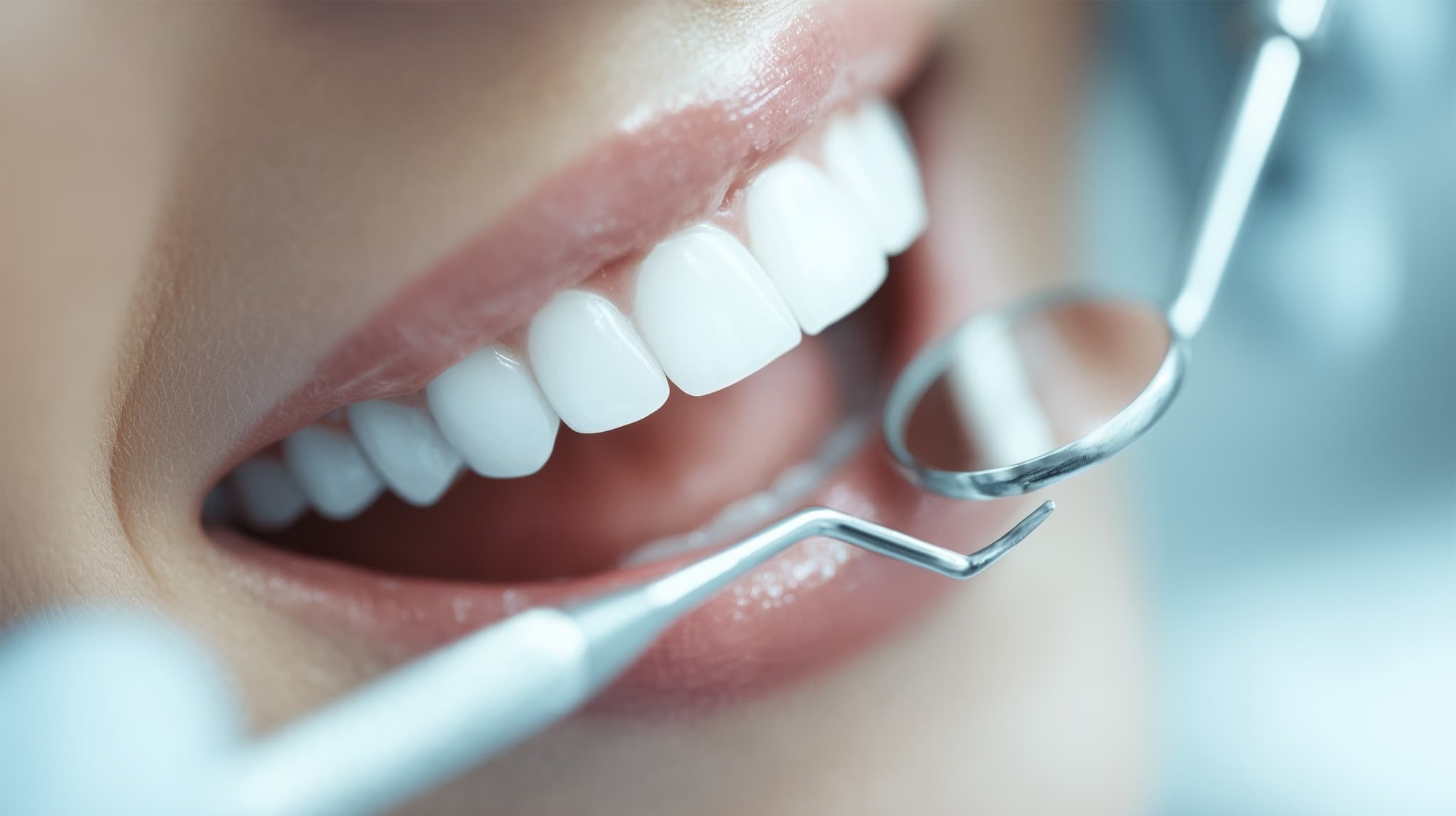 歯科医院でPMTCを受けるイメージ