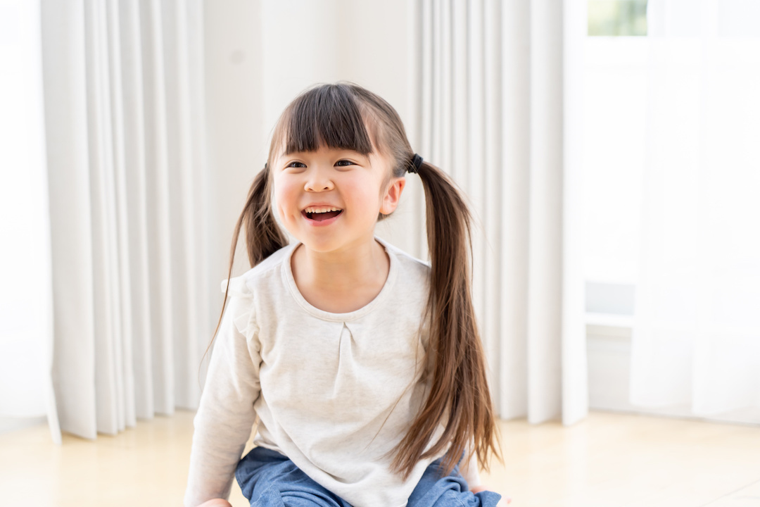 笑顔の女の子