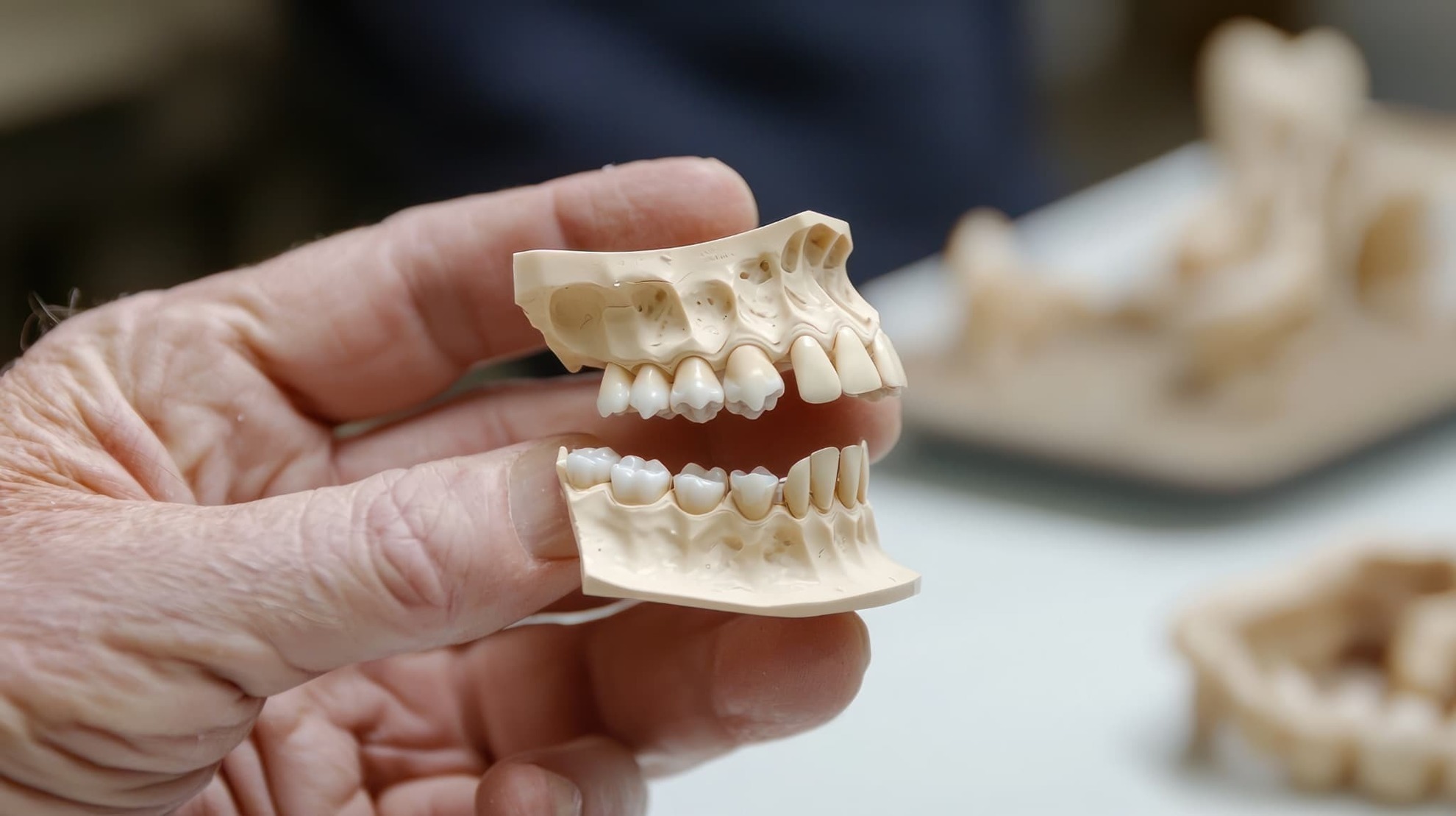 子どもの顎の骨の見本